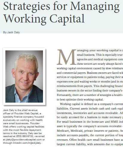 Strategies for Managing Working Capital